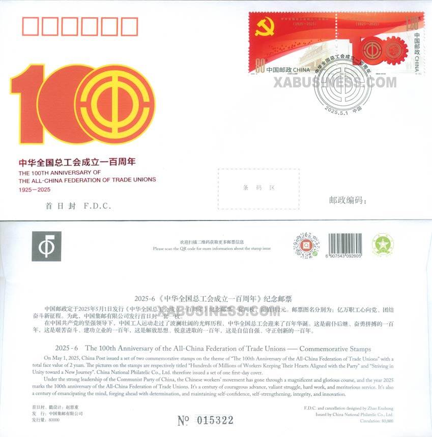 The 100th Anniversary of All China Federation of Trade Unions (FDC)