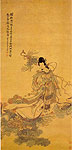 Goddess of Luo. Chinese painting, Ren Xiong.