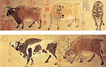 Painting of Five Oxes