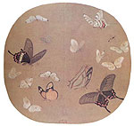 Dancing of Butterflies, Chinese painting, Song,  Li Anzhong