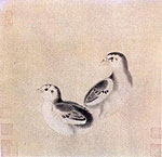 Chicken  painting, Li Di